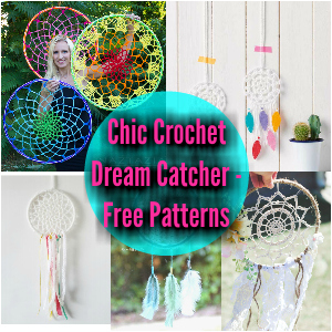 Chic Crochet Dream Catcher - Free Crochet Patterns • DIY &amp; Crafts