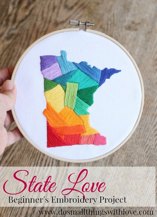 DIY Beginner&rsquo;s Embroidery Project