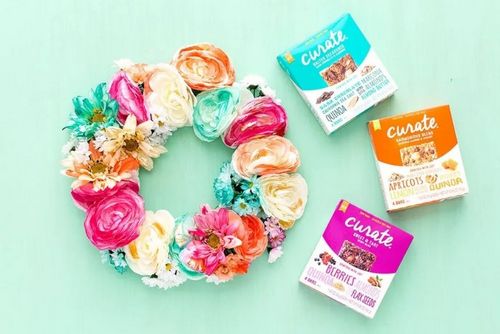 DIY Embroidered Floral Wreath