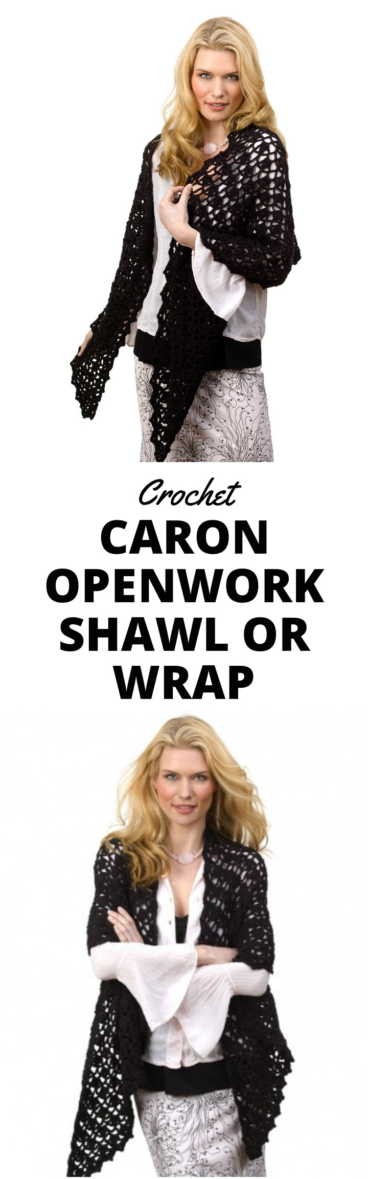 Caron Openwork or Wrap