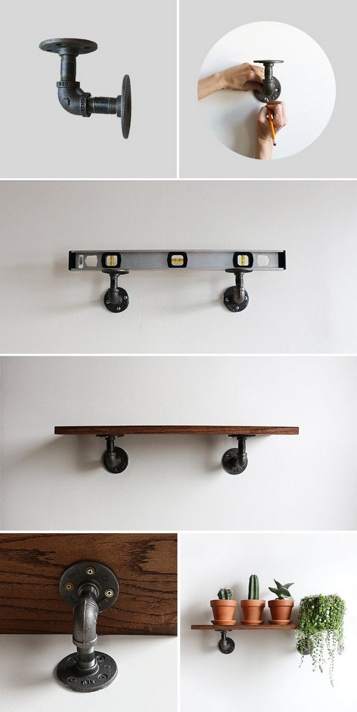 DIY Industrial Wall 