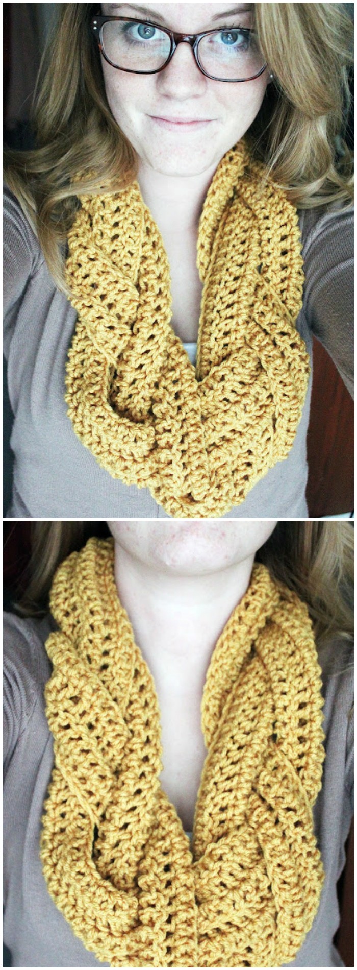 Braided Crocheted Scarf