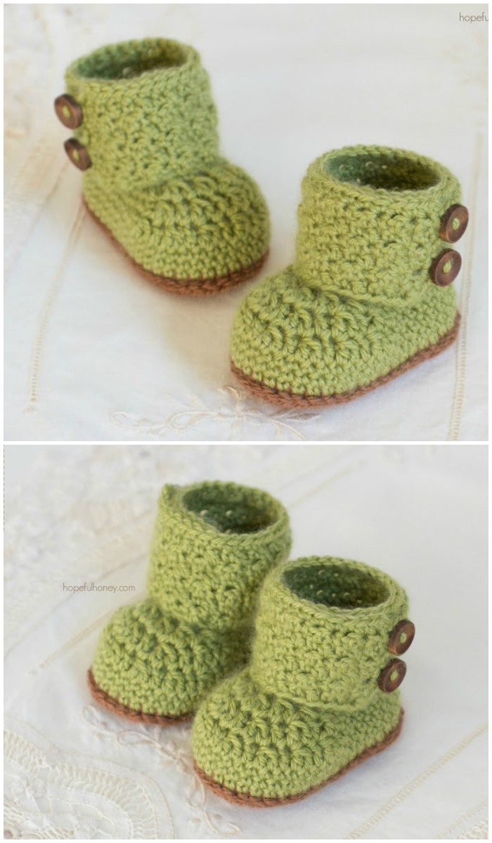 Cashmere Avocado Baby Booties