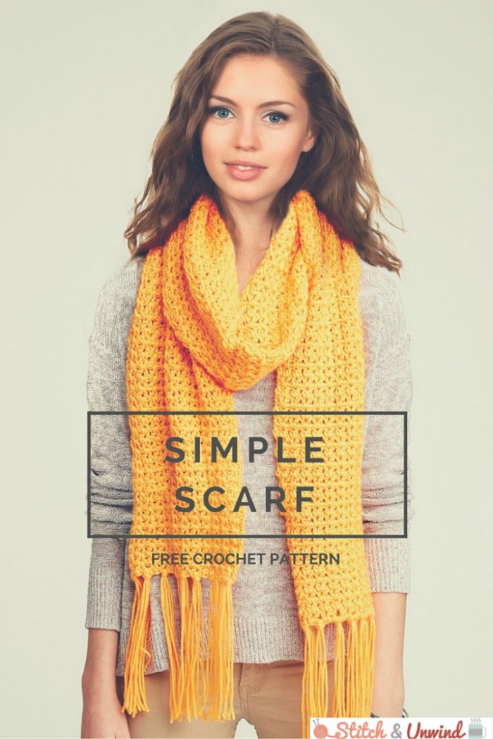 Simple Crochet Scarf