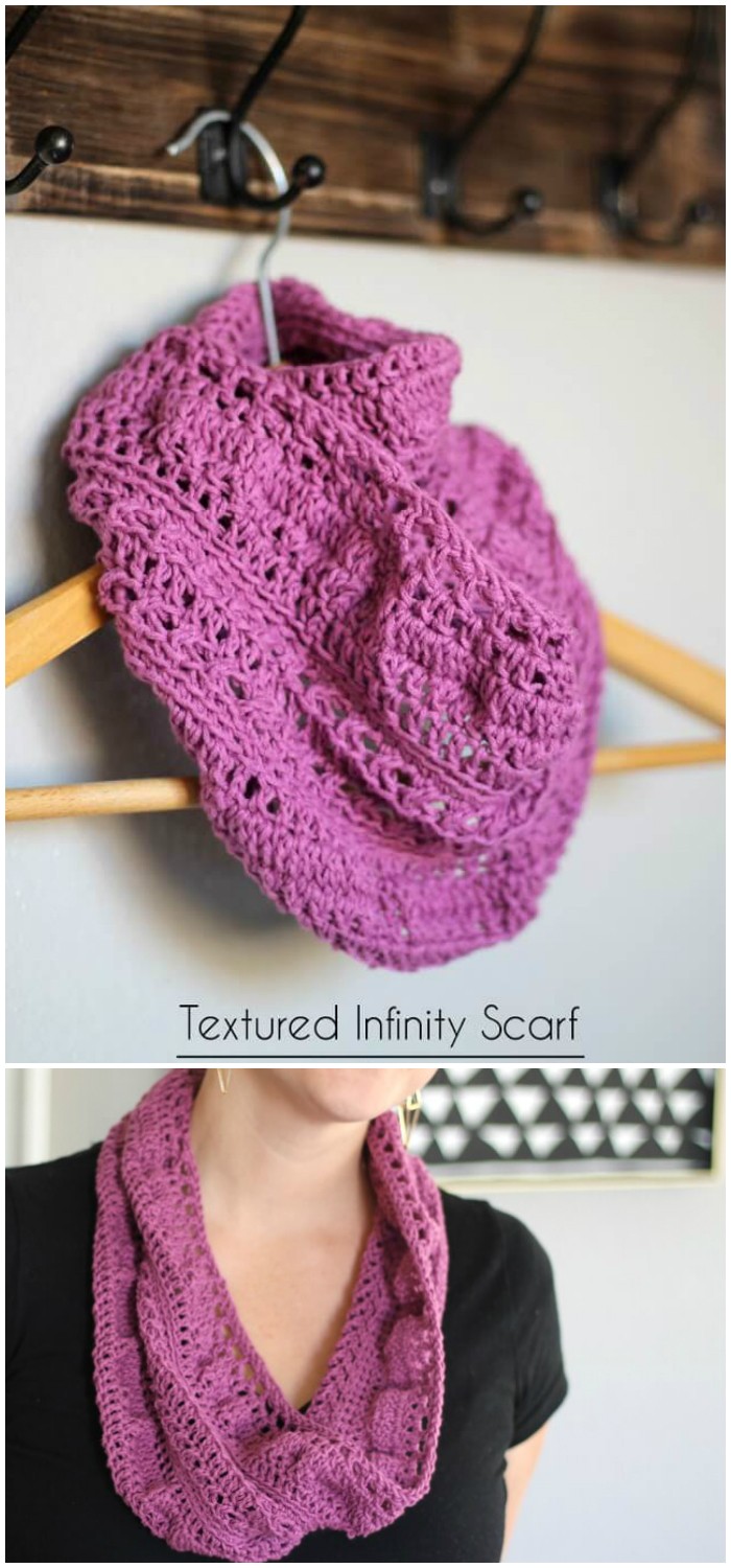 Textured Infinity Scarf