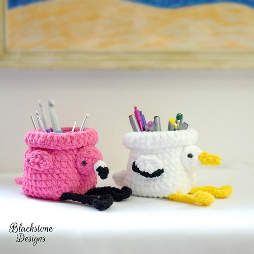 Crochet Bird Baskets