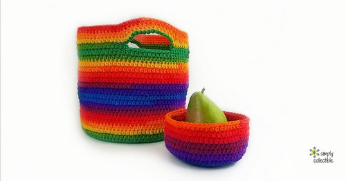 Crochet Everyday Bowl & Basket Set