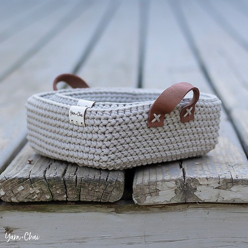 Herringbone Square Basket Set