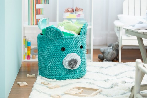 Sweet Snuggles Bear Basket