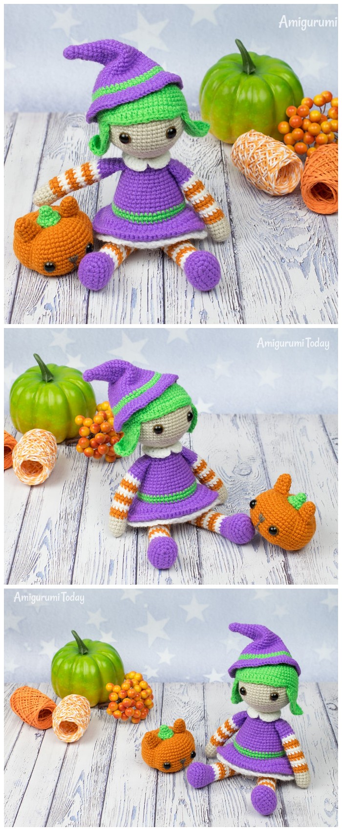 Halloween Witch Amigurumi Pattern