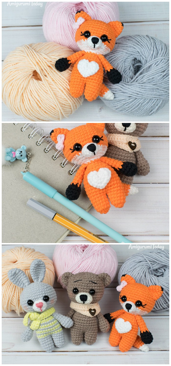 Tiny Fox Amigurumi Pattern