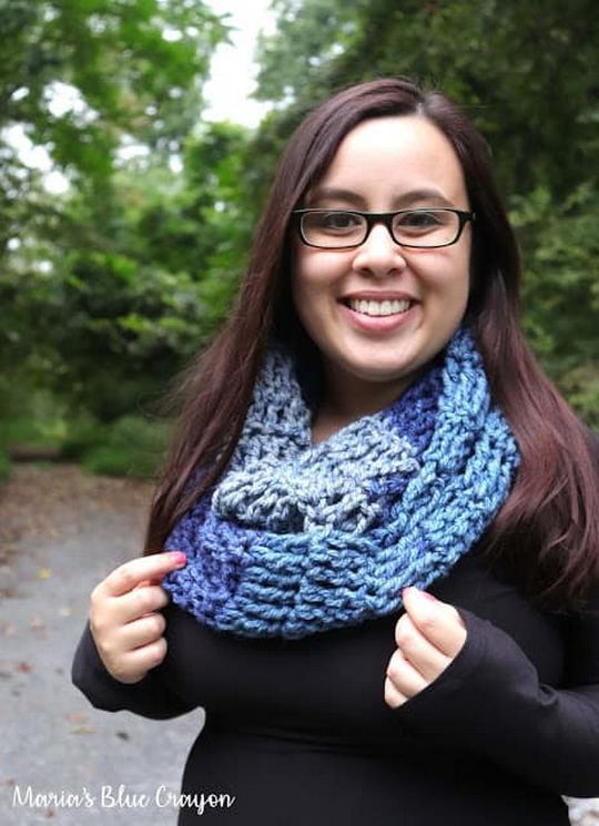 Chloe Crochet Infinity Scarf
