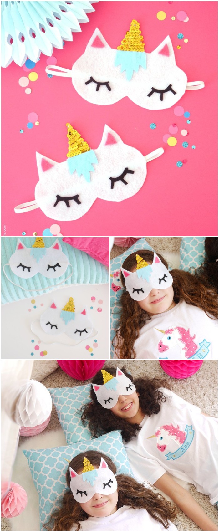 Sleeping Masks With Free Template