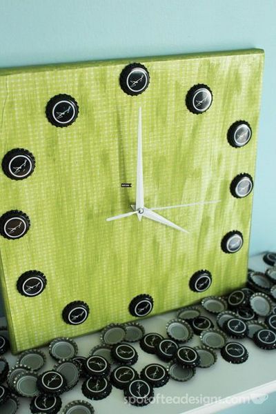 Beer Cap Clock Best For Father's Day Gift