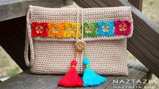 Crochet Bohemian Clutch Free Pattern