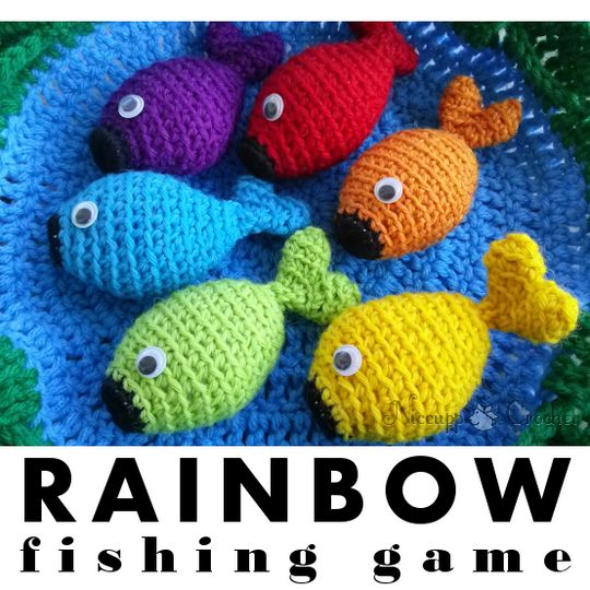 Crochet Rainbow Fishing Game