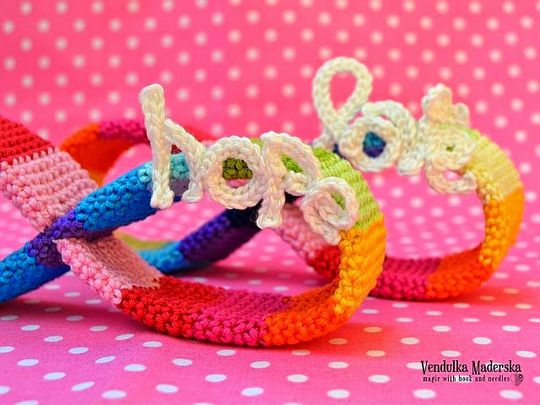 Crochet Rainbow Of Hope And Love Pattern