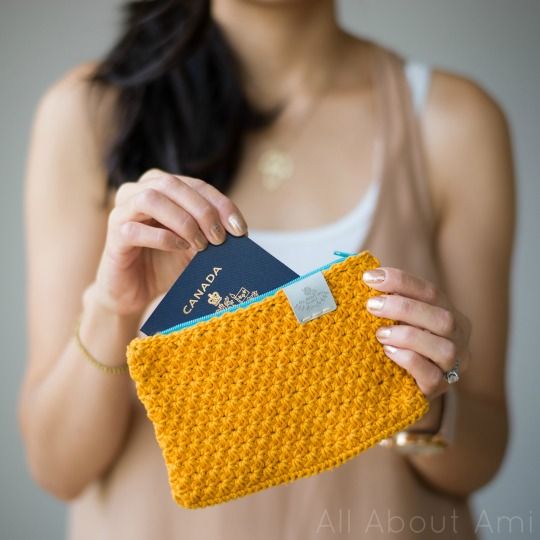 Crochet Star Stitch Clutch