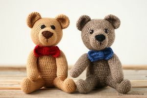 Classic Crochet Teddy Bear Free Pattern