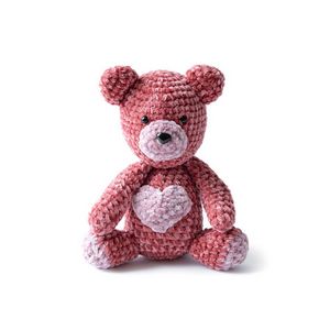 Free Crochet Velvet Valentine Bear Pattern