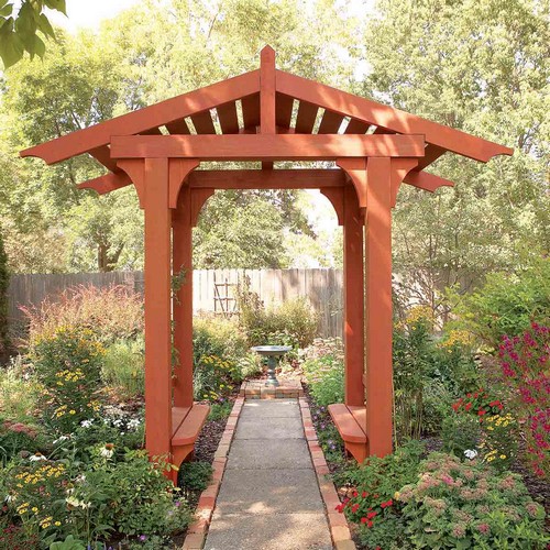 How To Build A Timber Frame Garden Arbor