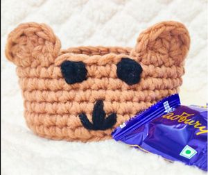 Teddy Bear Basket Crochet Pattern