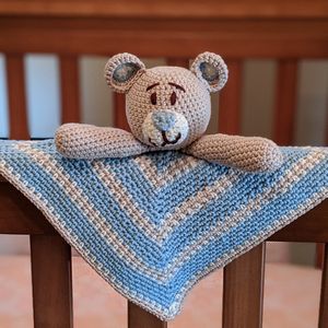 Teddy Bear Lovey Crochet Pattern