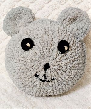 Teddy Bear Pillow Crochet Pattern