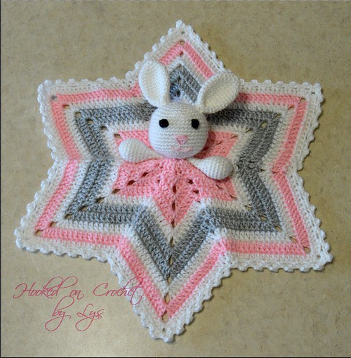 6 Point Star Baby Blanket Lovey