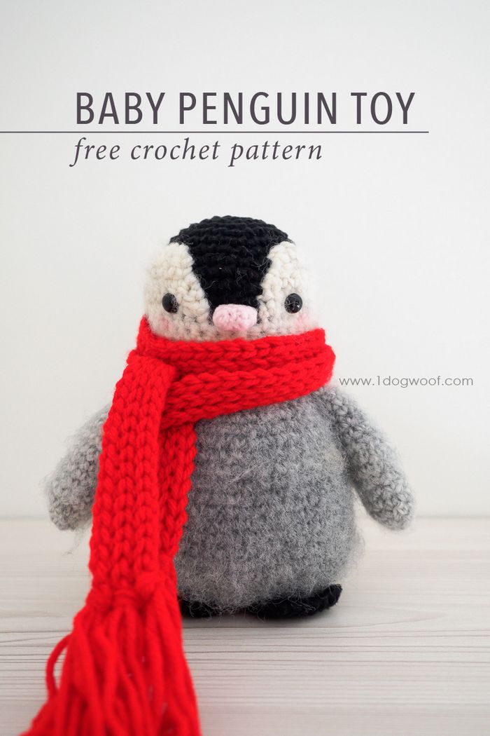 Baby Penguin Amigurumi Toy Crochet Pattern