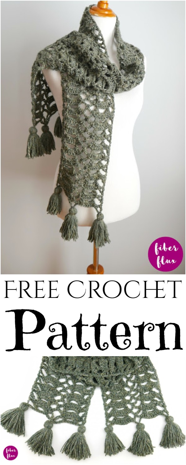 Bells Of Ireland Scarf Free Crochet Pattern