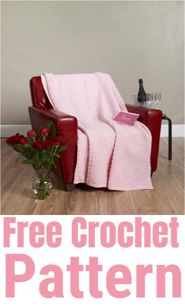 Crochet Hearts Afghan
