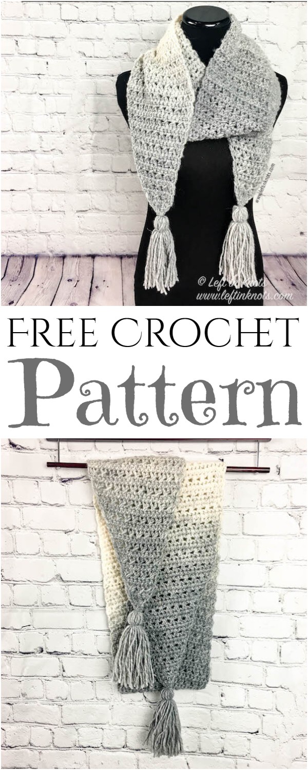 Crochet Icicles Scarf Free Pattern