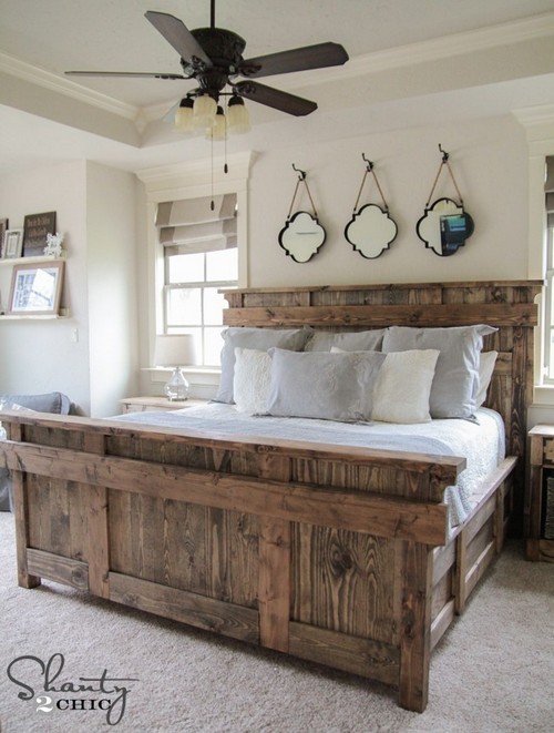 DIY King Size Bed Free Plans