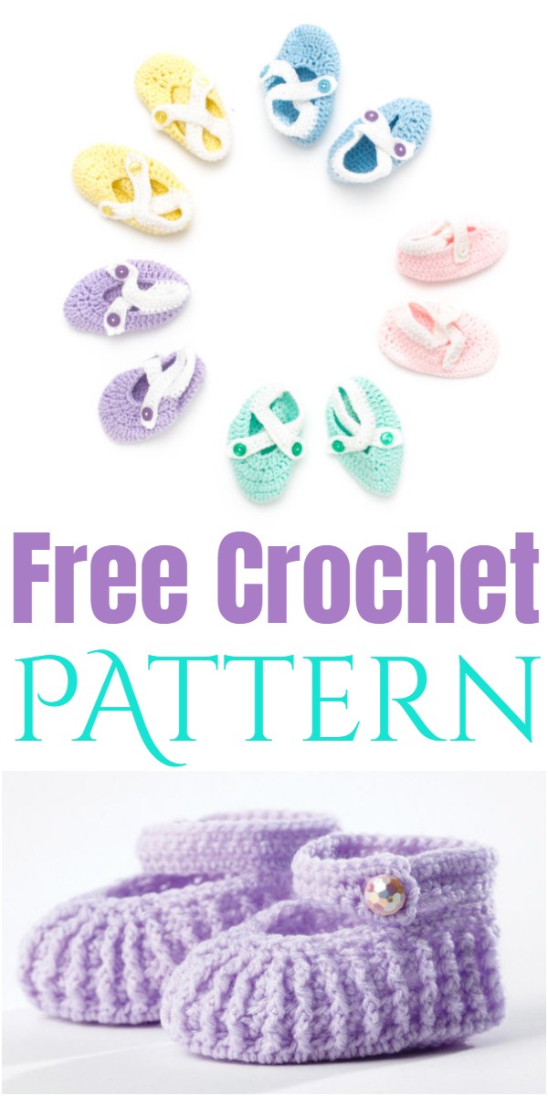Easy Baby's Booties Crochet Pattern