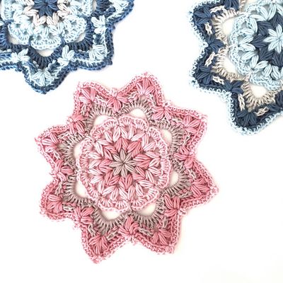 Free Crochet Midnight Blossom Mandala Pattern