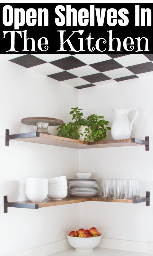 Open Shelves In The Kitchen