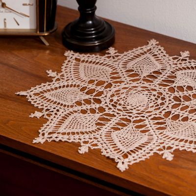 Pineapple Symphony Crochet Doily Pattern