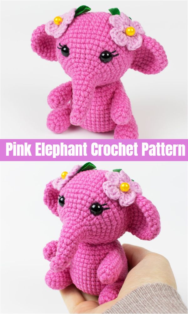 Pink Elephant Crochet Pattern