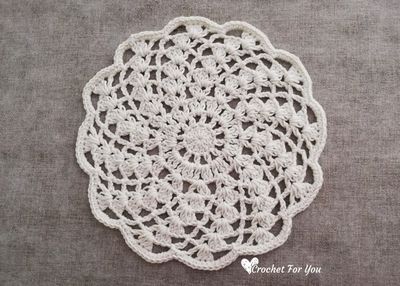 Spiral Lace Doily Crochet Pattern