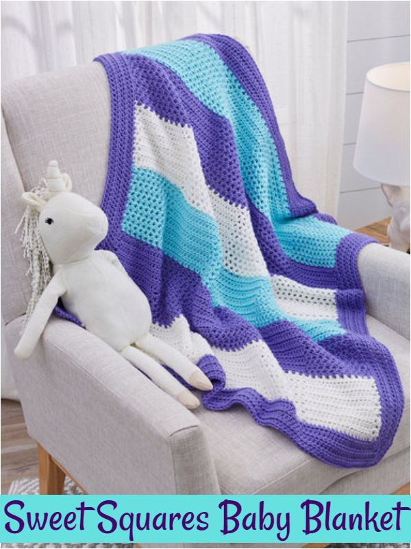 Sweet Squares Baby Blanket