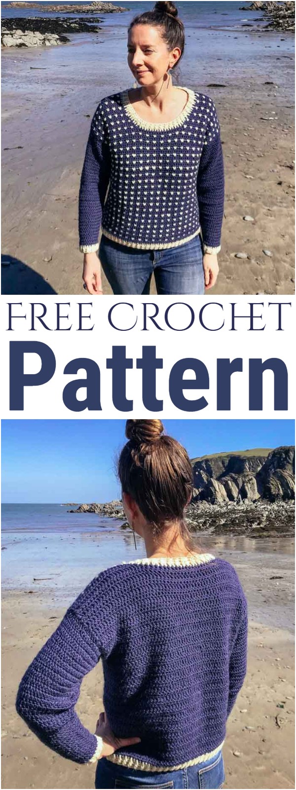 Tapestry Crochet Fisherman’s Sweater