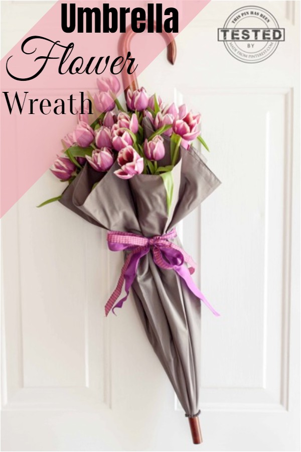 Umbrella Flower Wreath