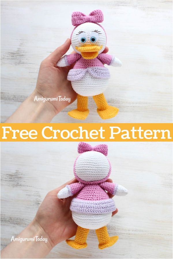 Webby Duck Free Amigurumi Pattern
