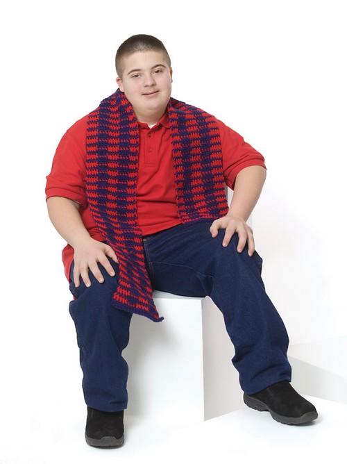 Crochet All American Scarf