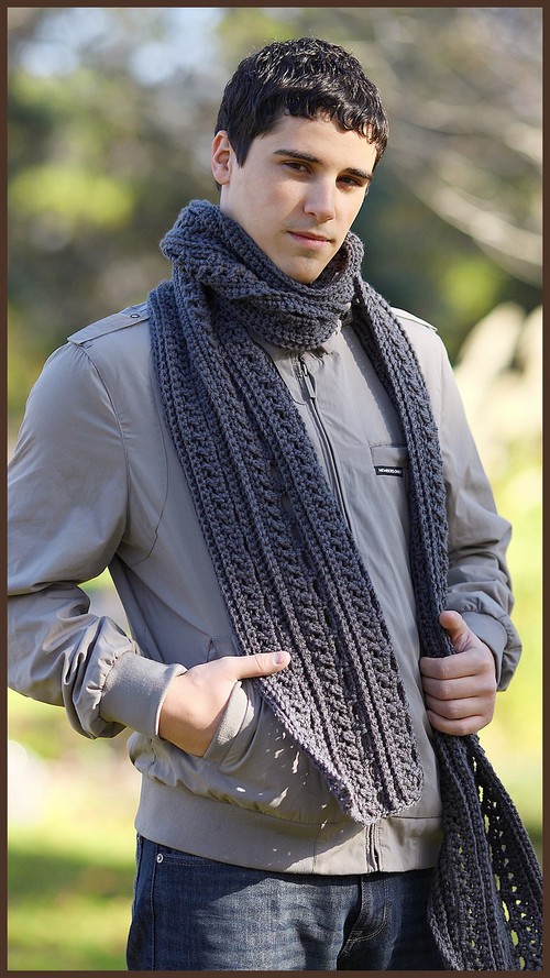 Crochet Gentleman's Scarf
