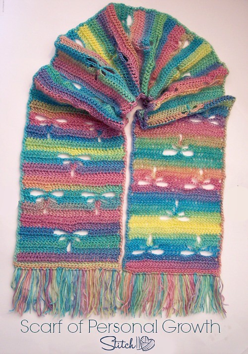 Crochet Scarf Of Personal Growth