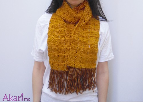 Crochet Scarf With Fringes