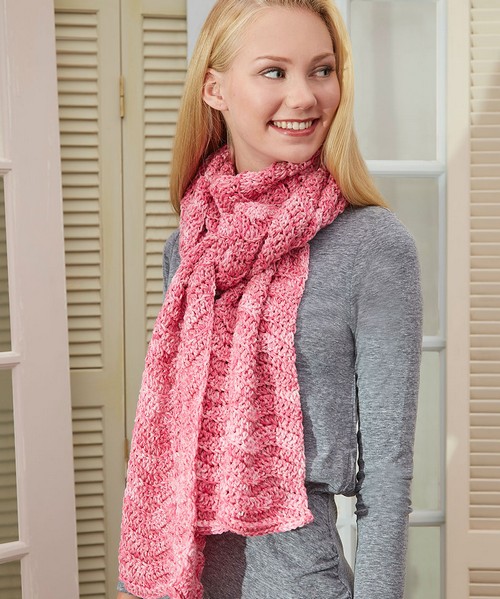 Crochet Speckled Super Scarf