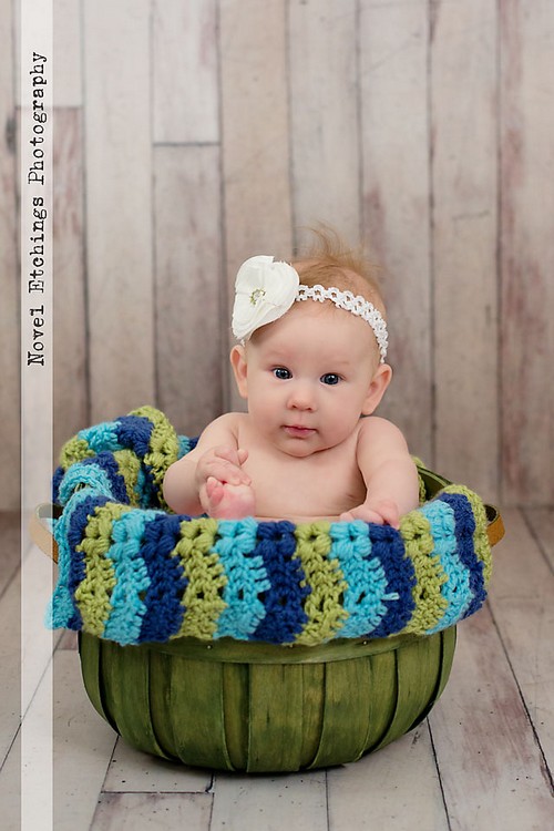 Crochet Bobbles And Ripples Blanket